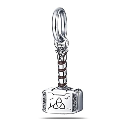 Panderu Charm Anhänger 925 Sterling Silber für Pandora Armbänder, S925 Bead Charms with 5A Cubic Zirconioa kompatibel mit Europäische Armbänder Halskette von Panderu