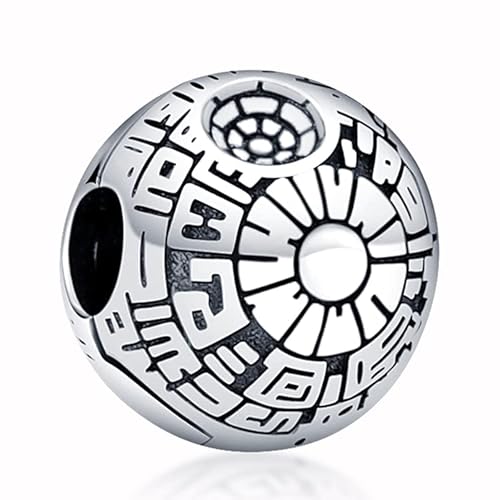 Panderu Charm Anhänger 925 Sterling Silber für Pandora Armbänder, S925 Bead Charms with 5A Cubic Zirconioa kompatibel mit Europäische Armbänder Halskette von Panderu