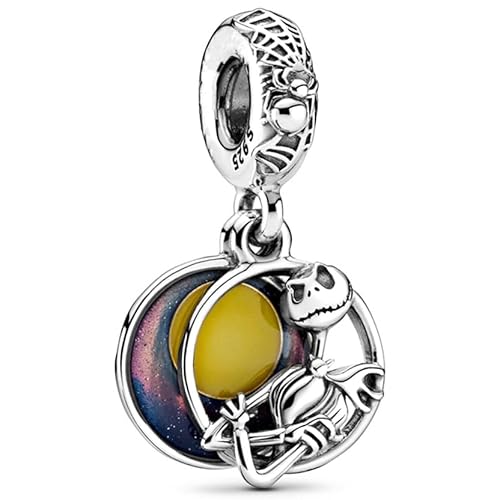 Panderu Charm Anhänger 925 Sterling Silber für Pandora Armbänder, S925 Bead Charms with 5A Cubic Zirconioa kompatibel mit Europäische Armbänder Halskette von Panderu