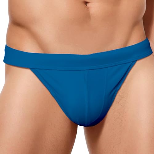 Panegy Herren Bademode Sommer Schwimm Badeslip Sexy Wassersport Schnelltrockend Badehose Hersteller XL/EU-Größe L-Blau von Panegy