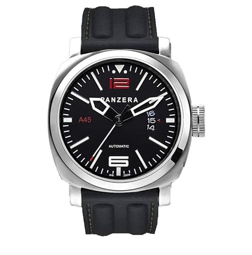 Panzera "Aquamarine 45 - Atlantic Descent Automatik Edelstahl 316L Diver Schwarz Day-Date Silikon Herren Uhr Panzera "Aquamarine 45 - Atlantic Descent Automatik Edelstahl 316L Diver Schwarz Day-Date Silikon Herren Uhr von Panzera