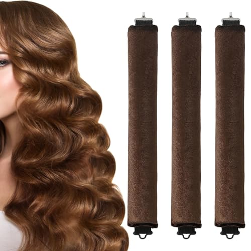 Paodduk Hitzefreier Lockenstab, Hitzeloser Lockenstab | Overnight-Haarband-Lockenwickler mit Haken - Locken-Styling-Set, hitzefreies Lockenband für Frauen und Mädchen, alle Haartypen von Paodduk