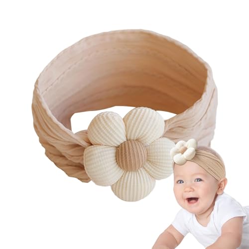 Paodduk Stirnbänder für Babys,Baby-Stirnbänder | Baby Stirnband Weiche Haarbänder - Niedliche dehnbare Kopfbedeckungen, Stirnbänder für Neugeborene mit Blumen, Stirnbänder für neugeborene Kleinkinder von Paodduk