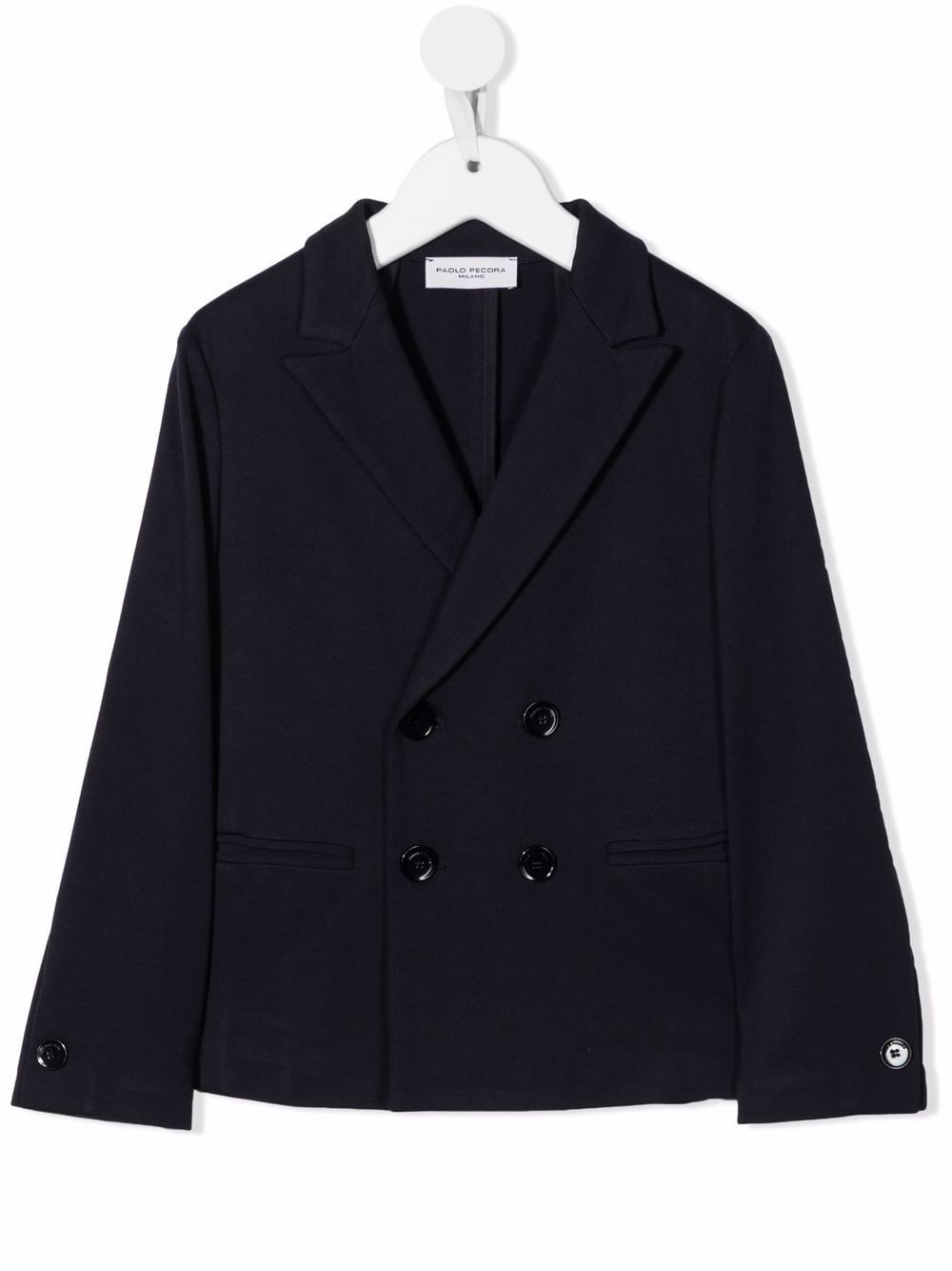 Paolo Pecora Kids Doppelreihiger Blazer - Blau von Paolo Pecora Kids