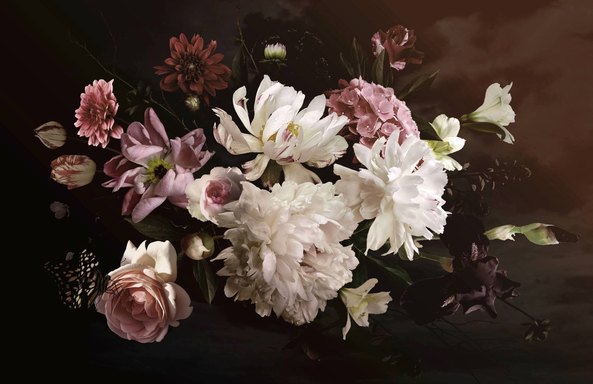 Papermoon Fototapete "BLUMEN ABSTRAKT-MUSTER DESIGN ROSEN BLUMEN DECOR RETRO" Papermoon Fototapete "BLUMEN ABSTRAKT-MUSTER DESIGN ROSEN BLUMEN DECOR RETRO" von Papermoon