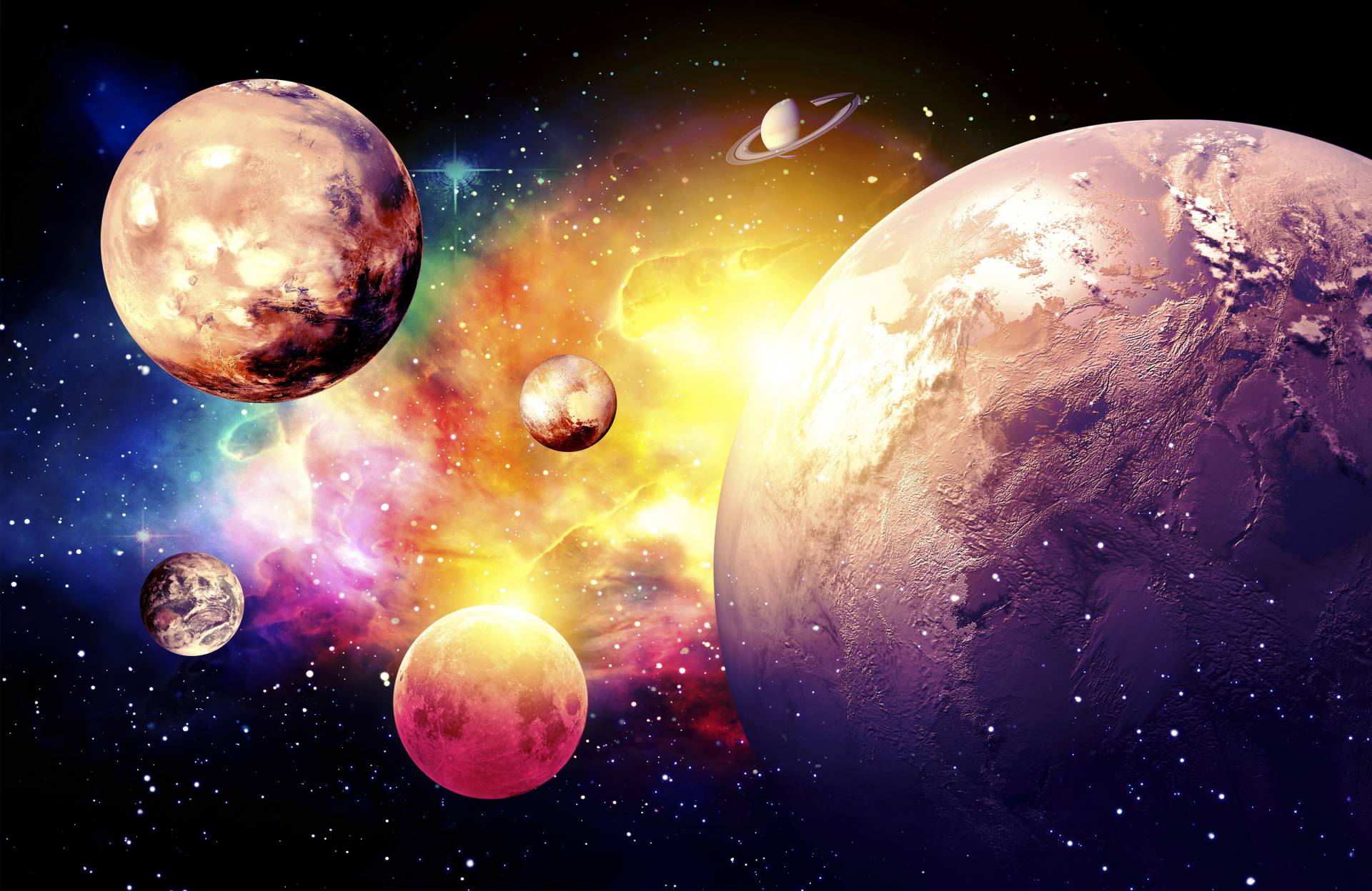Papermoon Fototapete "GALAXIE-WELTALL UNIVERSUM PLANETEN SOLAR SYSTEM STERNE" Papermoon Fototapete "GALAXIE-WELTALL UNIVERSUM PLANETEN SOLAR SYSTEM STERNE" von Papermoon