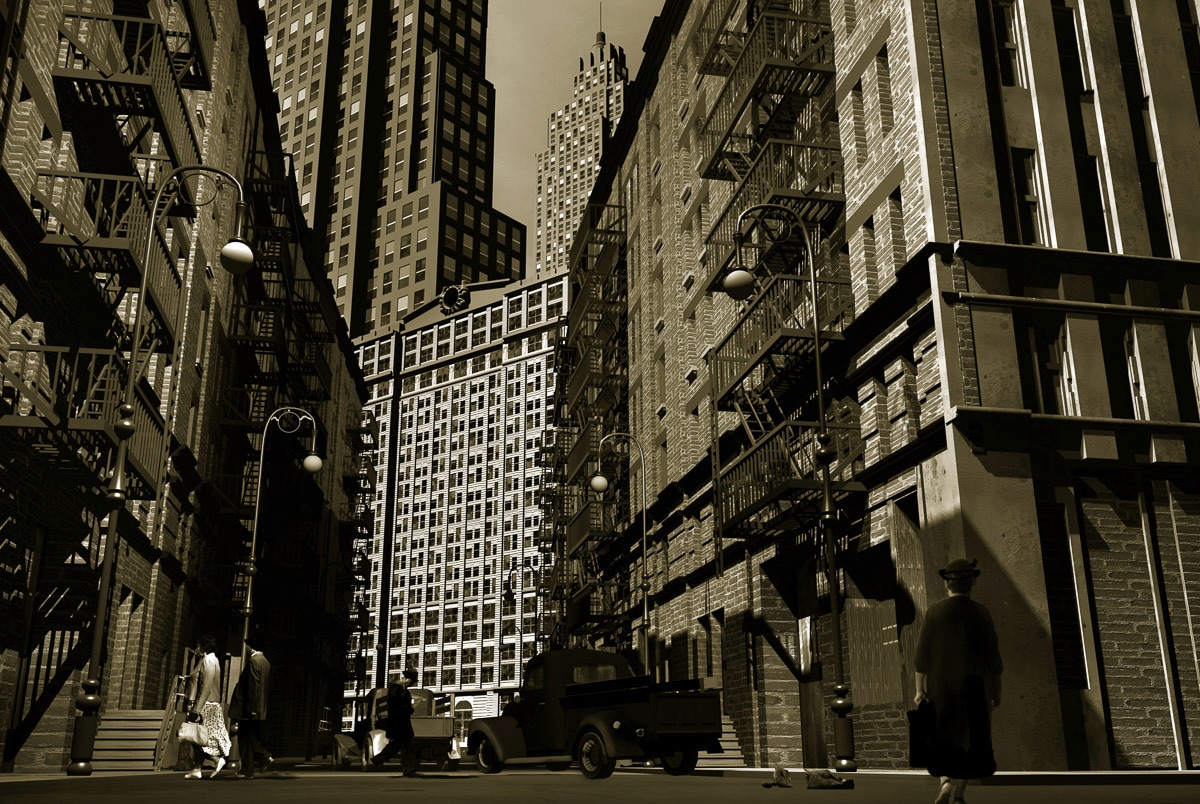 Papermoon Fototapete "New York Schwarz & Weiß" Papermoon Fototapete "New York Schwarz & Weiß" von Papermoon