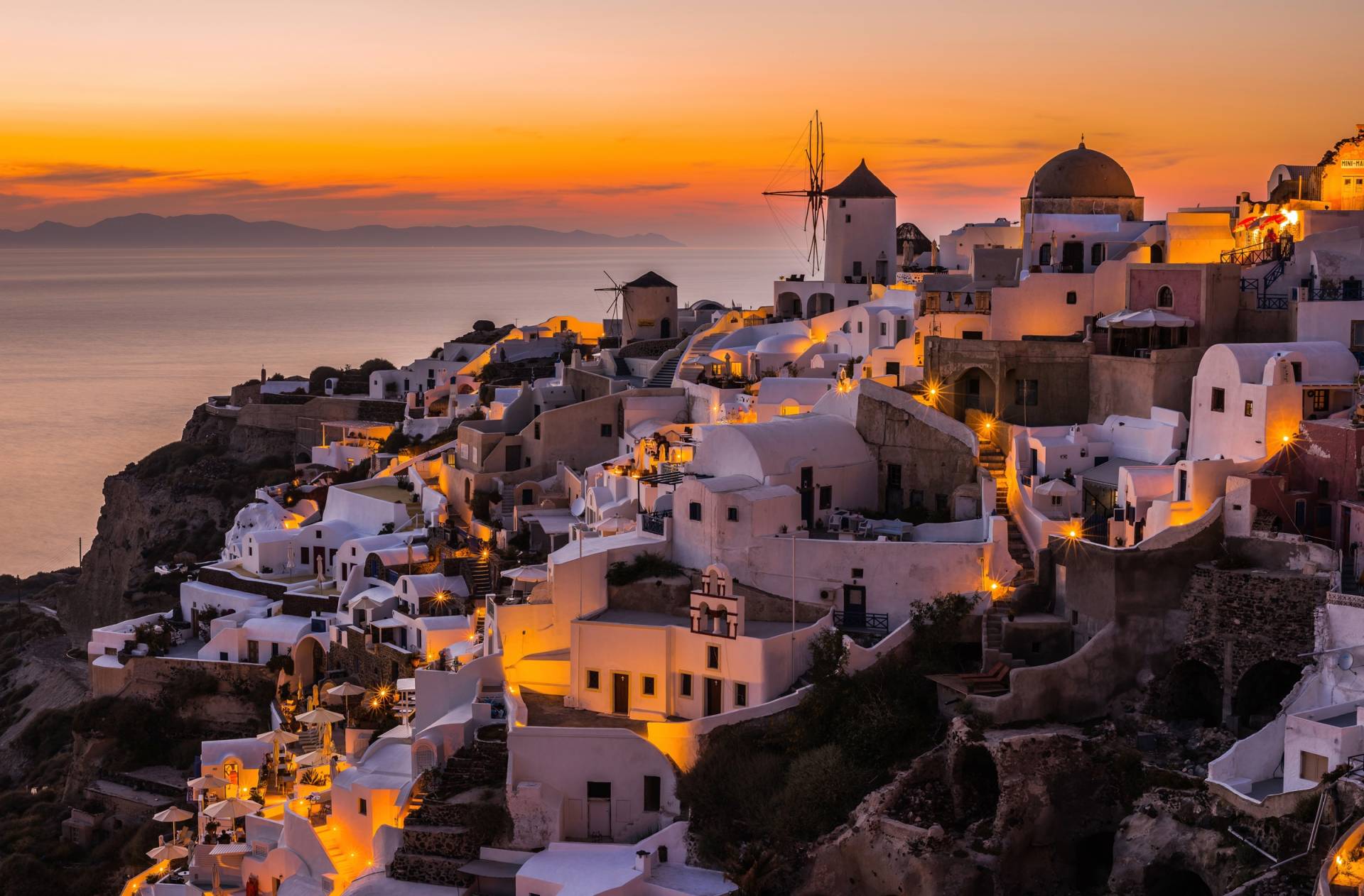 Papermoon Fototapete "Photo-Art ANDREAS AGAZZI, CALISPERA SANTORINI" Papermoon Fototapete "Photo-Art ANDREAS AGAZZI, CALISPERA SANTORINI" von Papermoon