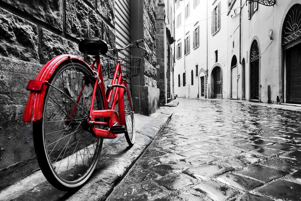 Papermoon Fototapete "Retro Old Town Bike" Papermoon Fototapete "Retro Old Town Bike" von Papermoon
