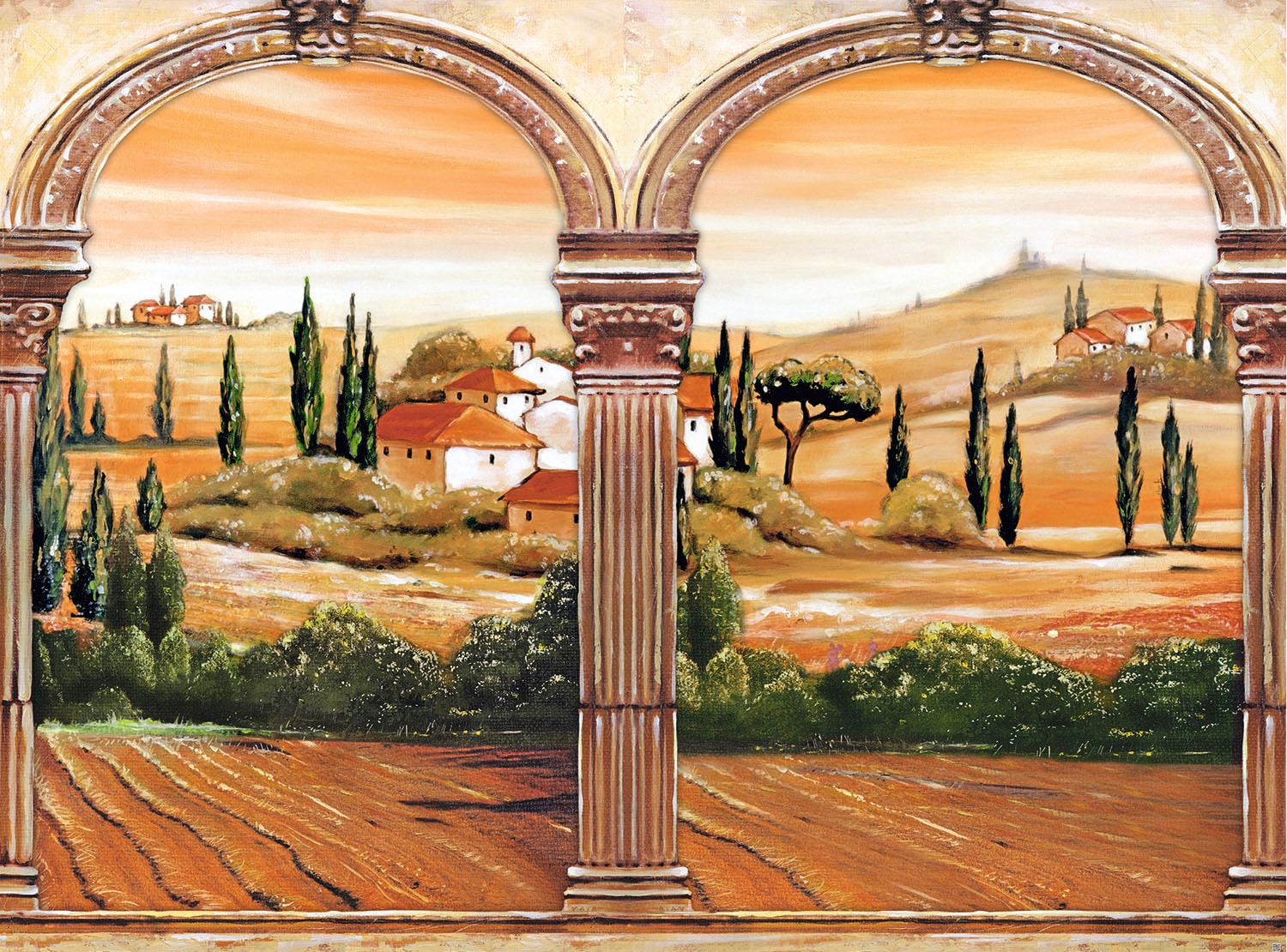 Papermoon Fototapete "Tuscany" Papermoon Fototapete "Tuscany" von Papermoon