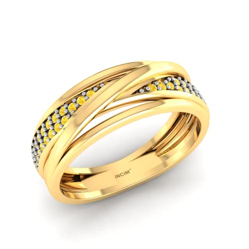 Pargold® 8K 333 Gold Ring für Frauen | Leicht und hypoallergen | Winzige körnige Kristalle mit Doppelhelix-Design | Ideal für besondere Anlässe wie Hochzeit, Jahrestag, Geburtstag von Pargold