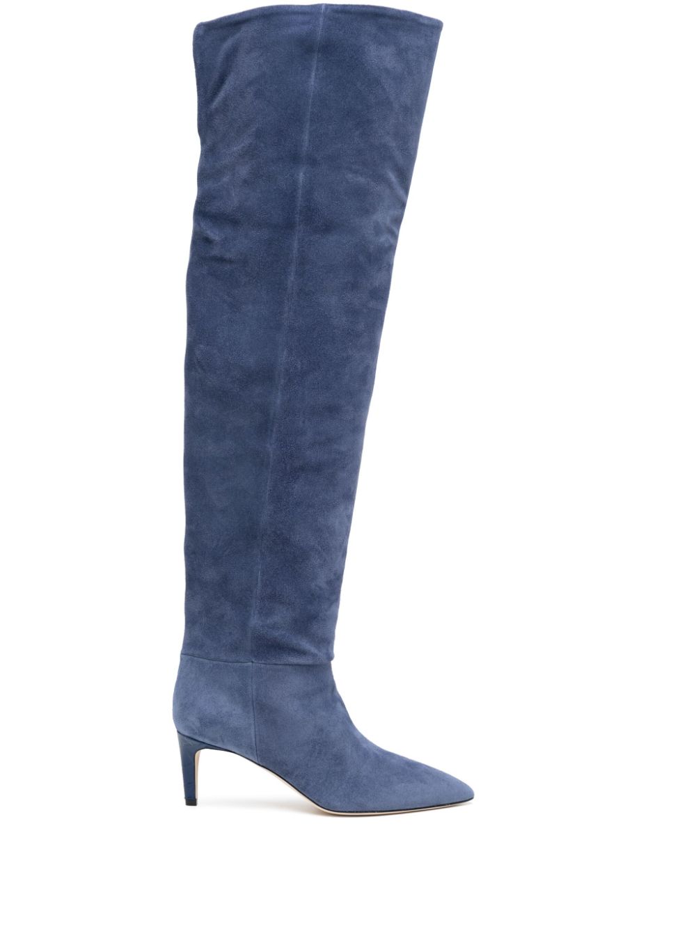 Paris Texas Kniehohe Wildlederstiefel 70mm - Blau von Paris Texas