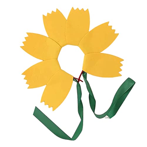 Parliky Kopfschmuck Aus Sonnenblumen Sonnenblumenkronengirlande Kleines Mädchen Stirnband Sonnenblumen-kopfschmuck Kopfbedeckung Hochzeit Stirnband Blumenkranz Vlies Haar Hawaii Kind von Parliky