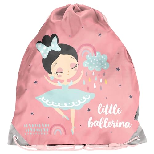 Kinder Turnbeutel/SPORTBEUTEL 36x32 cm - Little Ballerina von Paso