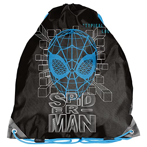 Paso Kinder Turnbeutel/Sportbeutel 36x32 cm - Spider-Man von Paso