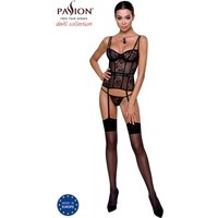 Tüll Corset mit passenden String und Stumpfhalter von Passion Dessous von Passion Dessous