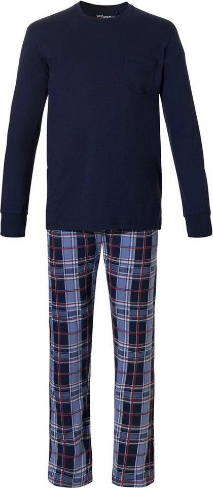 Pastunette Pyjama Herren Schlafanzug (2 tlg) Jersey Qualität von Pastunette