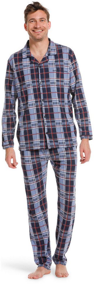 Pastunette Pyjama Herren Schlafanzug geknöpft (2 tlg) von Pastunette