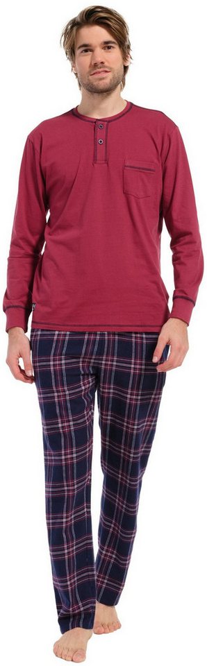 Pastunette Schlafanzug Herren Pyjama (2 tlg) Baumwolle von Pastunette