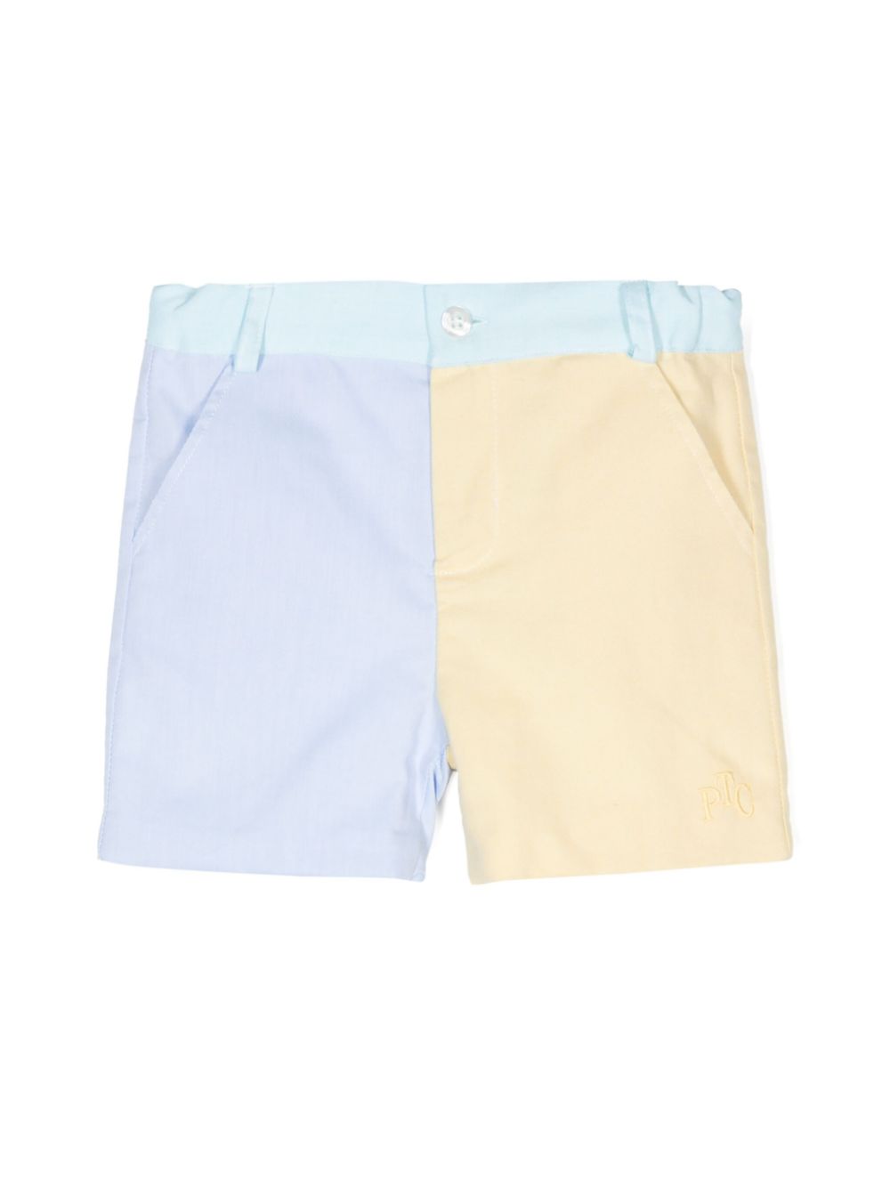 Patachou Shorts mit Logo-Stickerei - Blau von Patachou