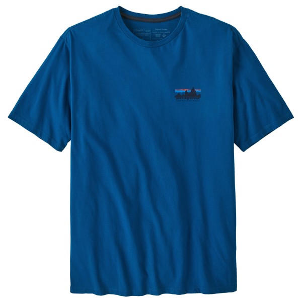 Patagonia - 73 Skyline Organic T-Shirt - T-Shirt Gr M blau von Patagonia