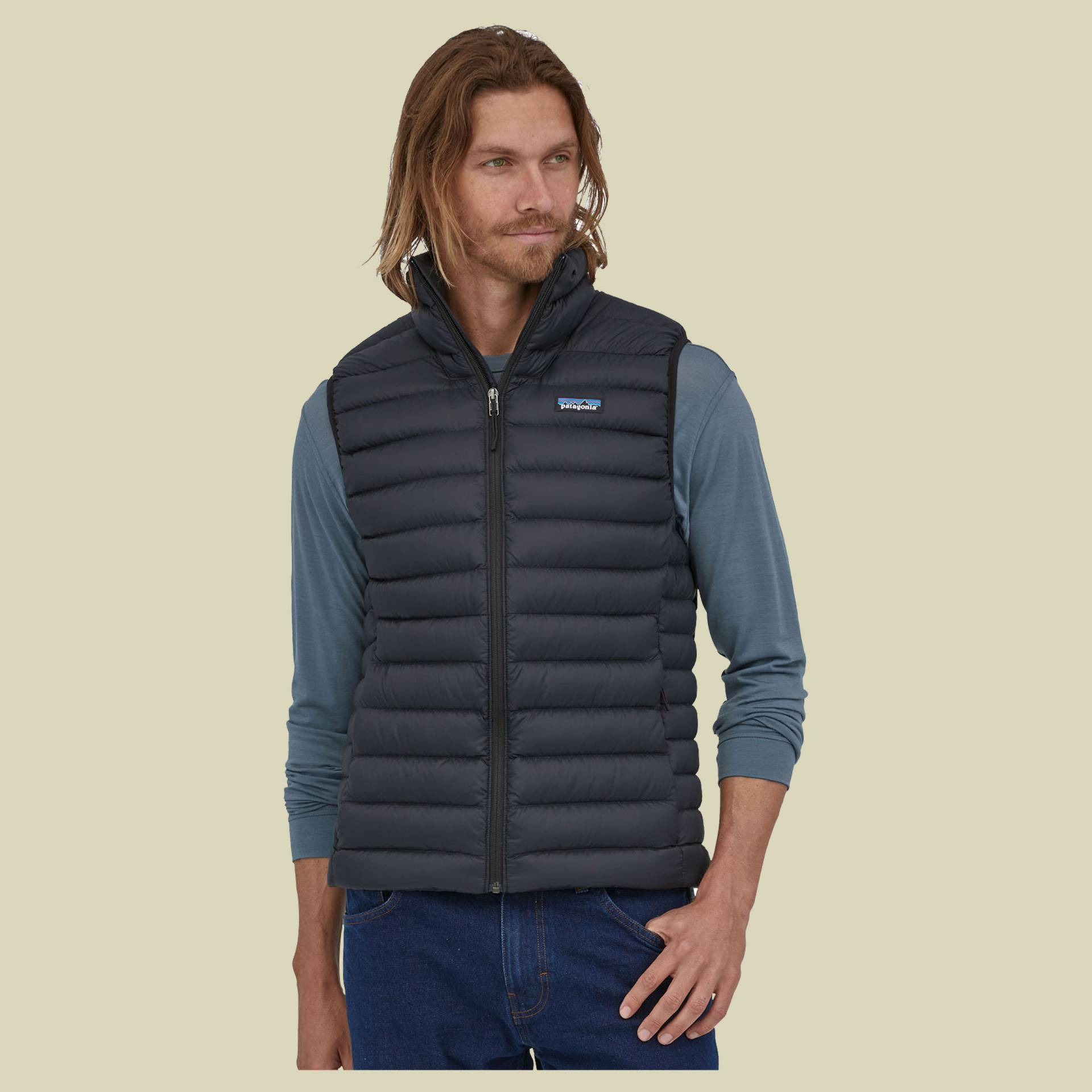 Down Sweater Vest Men Größe S Farbe black von Patagonia