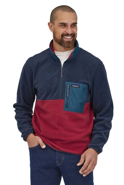 Patagonia Fleece-Pullover - M's Microdini 1/2 Zip P/O aus recyceltem Polyester von Patagonia