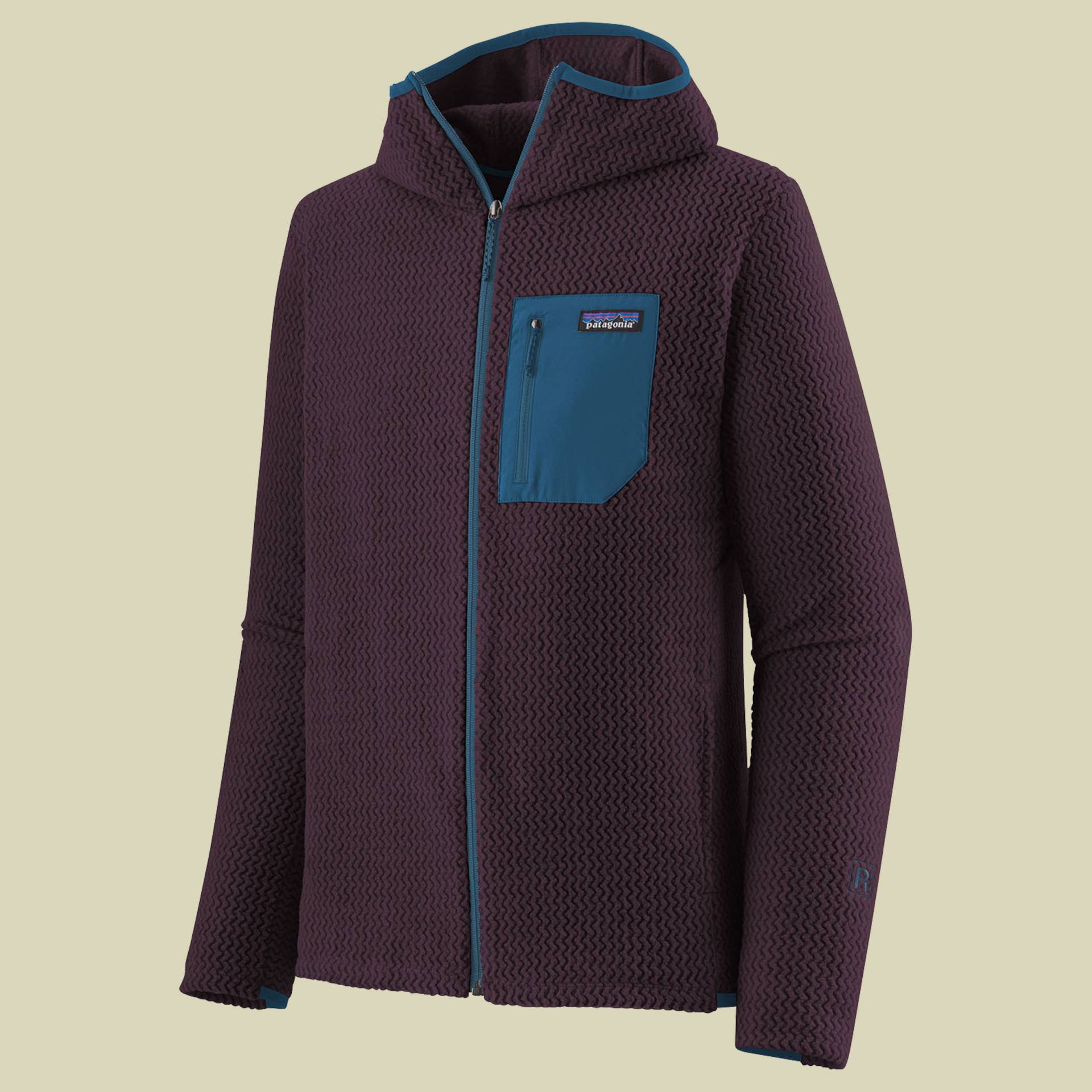 R1 Air Full-Zip Hoody Men Größe S Farbe obsidian plum von Patagonia