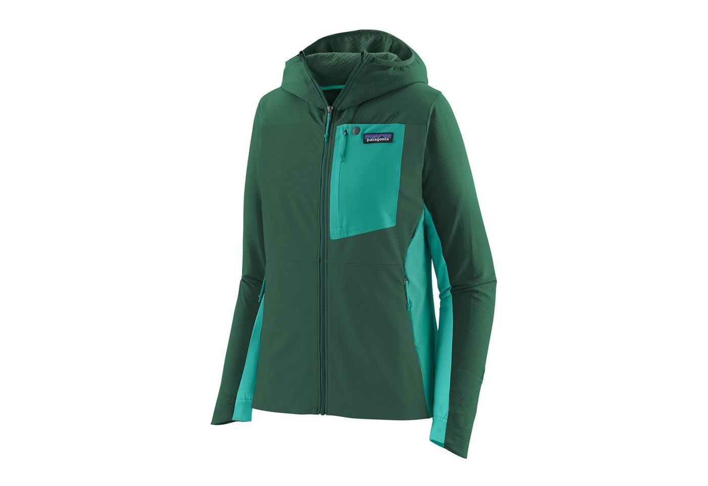 Patagonia Softshelljacke Patagonia Ws R1 CrossStrata Hoody - Softshelljacke Damen Kapuze Patagonia Softshelljacke Patagonia Ws R1 CrossStrata Hoody - Softshelljacke Damen Kapuze von Patagonia