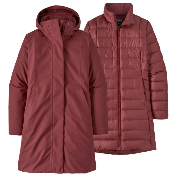 Patagonia - Women's Tres 3-In-1 Parka - Mantel Gr L;M grau;rot von Patagonia