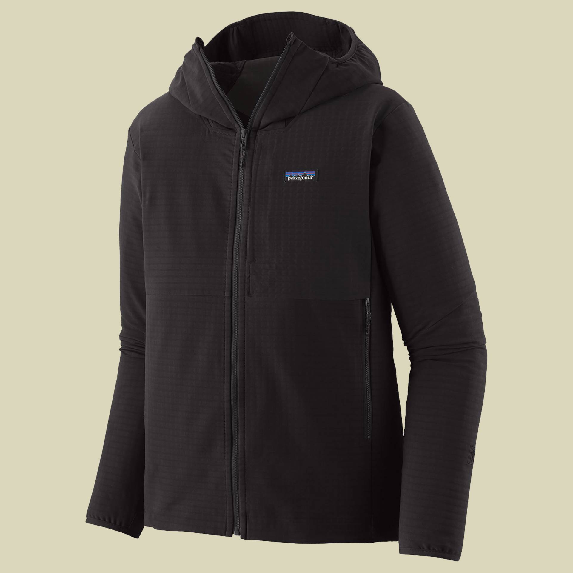 R1 TechFace Hoody Men L schwarz - black von Patagonia