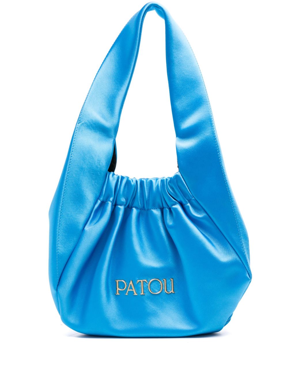 Patou Satin-Shopper mit Logo - Blau von Patou