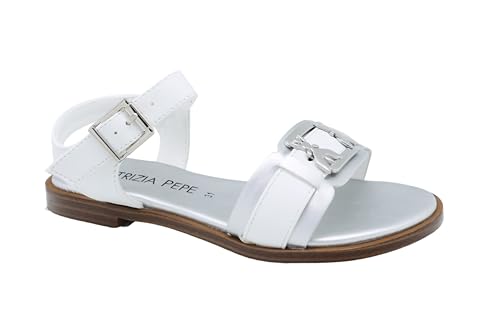 Patrizia Pepe PJ292.30_40 Sandal, Silber, EU Schmal von Patrizia Pepe