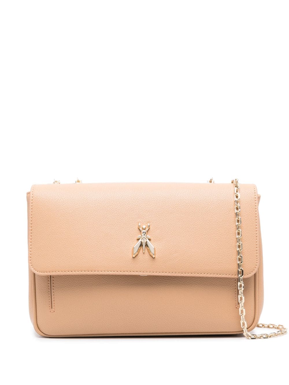 Patrizia Pepe Schultertasche mit Applikation - Nude von Patrizia Pepe