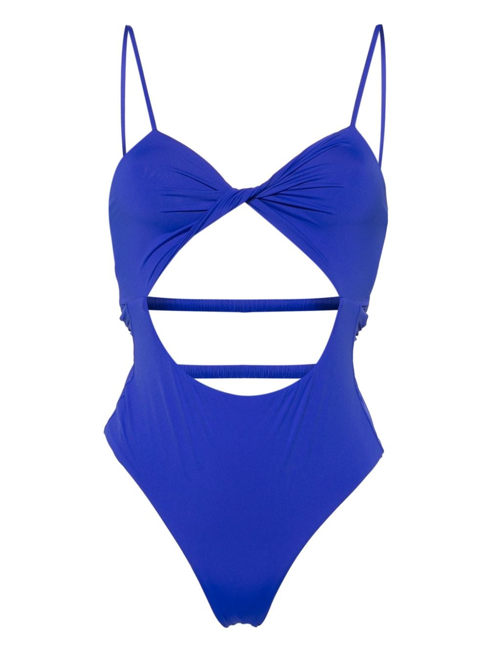 Patrizia Pepe Badeanzug mit Cut-Out - Blau von Patrizia Pepe