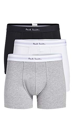 Paul Smith Herren Ps Trunk LNG 3er-Pack Unterwäsche, schwarz/weiß/grau, L von Paul Smith