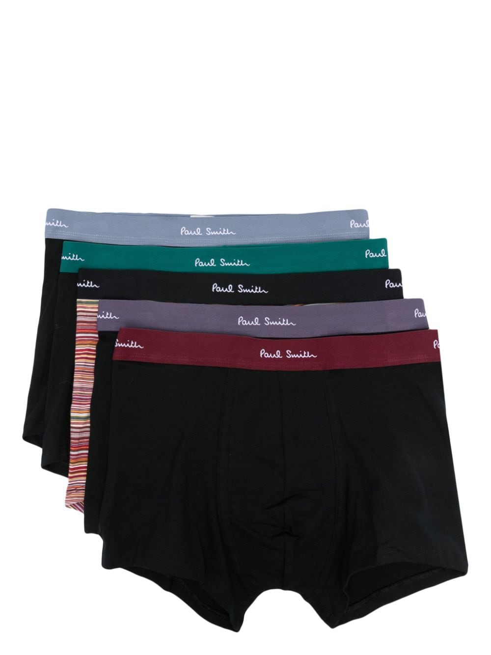 Paul Smith 5er-Set Boxershorts mit Logo-Bund - Schwarz von Paul Smith