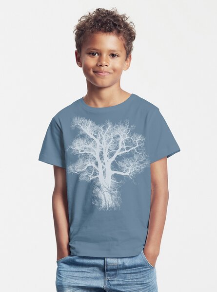 Peaces.bio - handbedruckte Biomode Bio-Kinder T-Shirt Chestnut von Peaces.bio - handbedruckte Biomode