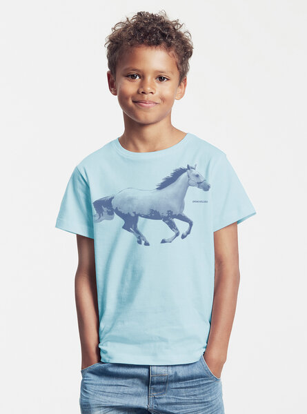 Peaces.bio - handbedruckte Biomode Bio-Kinder T-Shirt Horsepower von Peaces.bio - handbedruckte Biomode