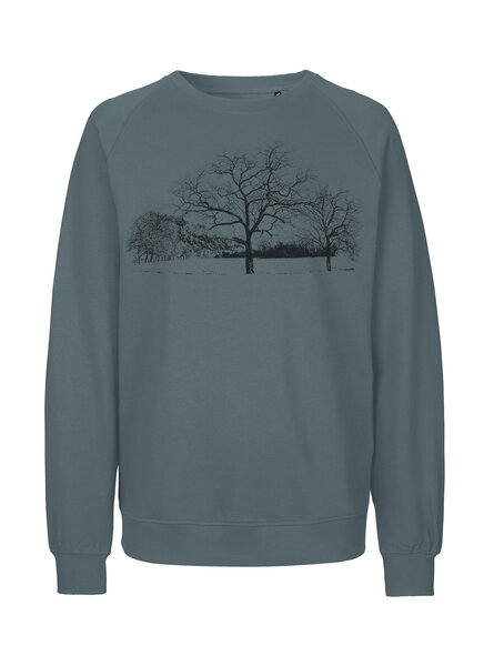 Peaces.bio - handbedruckte Biomode Sweatshirt Landscape Unisex von Peaces.bio - handbedruckte Biomode