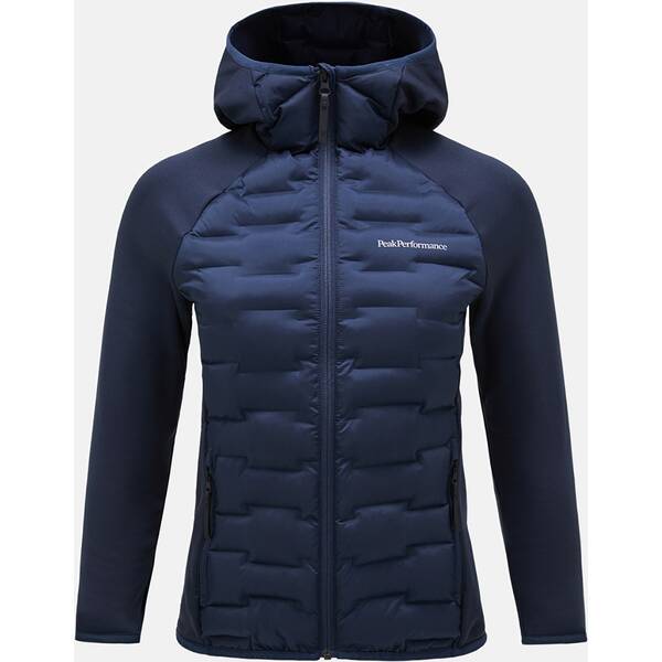 PEAK PERFORMANCE Damen Sweatshirt W Argon Hybrid Hood-BLUE SHADOW von Peak Performance