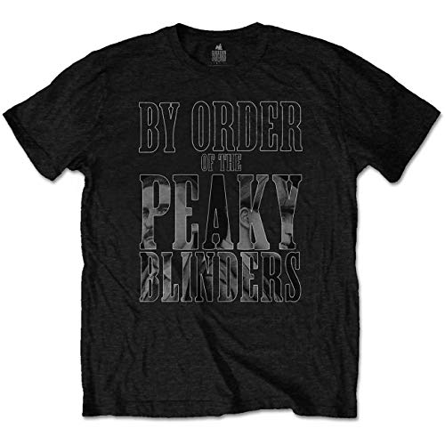 Peaky Blinders 'by Order Infill' (Black) T-Shirt (Large) von Peaky Blinders