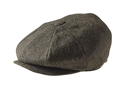 Peaky Blinders Cap - 8 teilig - Wolle - Jungen - Zeitungsverteiler, Grün, von Peaky Blinders