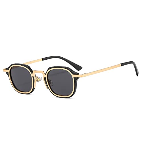 PenKee Mode kleine quadratische Sonnenbrille Frauen Retro Punk Shades UV400 Männer Trend Sonnenbrille von PenKee