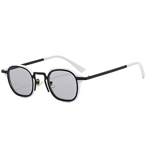 PenKee Mode kleine quadratische Sonnenbrille Frauen Retro Punk Shades UV400 Männer Trend Sonnenbrille von PenKee