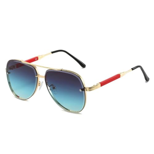 PenKee Sonnenbrille für Männer Vintage Sonnenbrille Frauen Retro Oval von PenKee