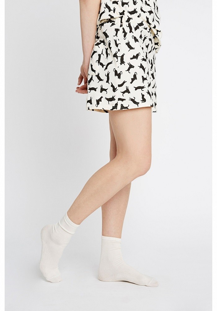 PEOPLE TREE Pyjama Shorts aus Bio Baumwolle XS von People Tree