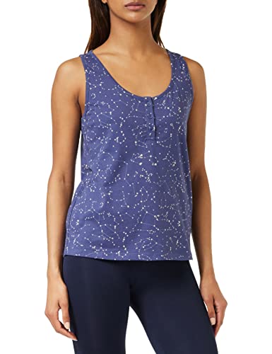 People Tree Damen Constellation Pyjama Vest Schlafanzug Baby, Blue, 34 von People Tree