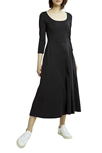 People Tree Damen Valencia Dress Lssiges Kleid, Schwarz, 38 von People Tree