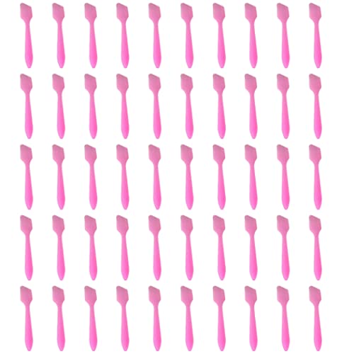 Kosmetische Spatelcreme Spatel Plastik Gesichtsbehälter Gesichtsbedeckung Löffel Make -up Schönheitstools zum Mischen von 50 PCs von Peosaard